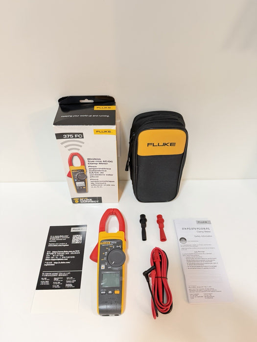 FLUKE 375 FC WIRELESS TRMS AC/DC CLAMP METER NEW SEALED