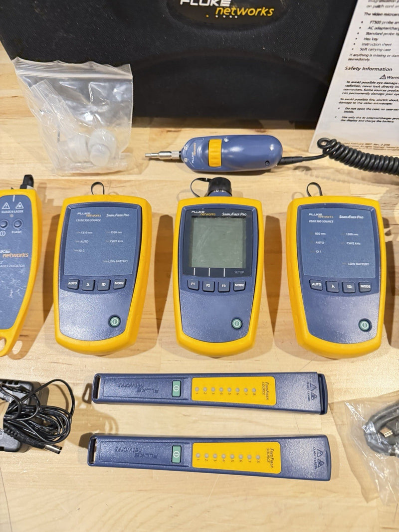 FLUKE NETWORKS FTK-1450 SIMPLIFIBER PRO FIBER VERIFICATION KIT( FAST SHIPPING)