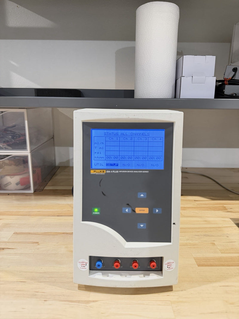 FLUKE BIOMEDICAL IDA 4 PLUS INFUSION DEVICE ANALYZER SERIES (TESTED) SHIPS FREE