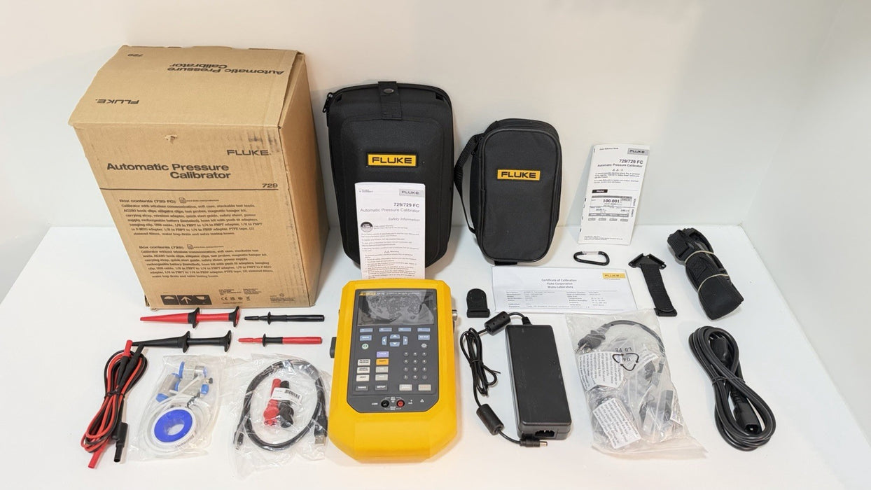 FLUKE 729-150G AUTOMATIC PRESSURE CALIBRATOR CALIBRATED 2024 NEW SEALED