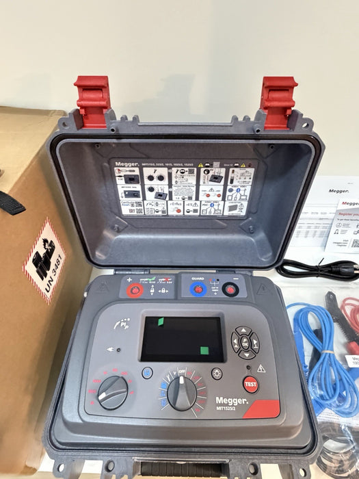 MEGGER MIT1525-2 15KV ADVANCED INSULATION TESTER(CALIBRATED 2026/2027)NEW SEALED