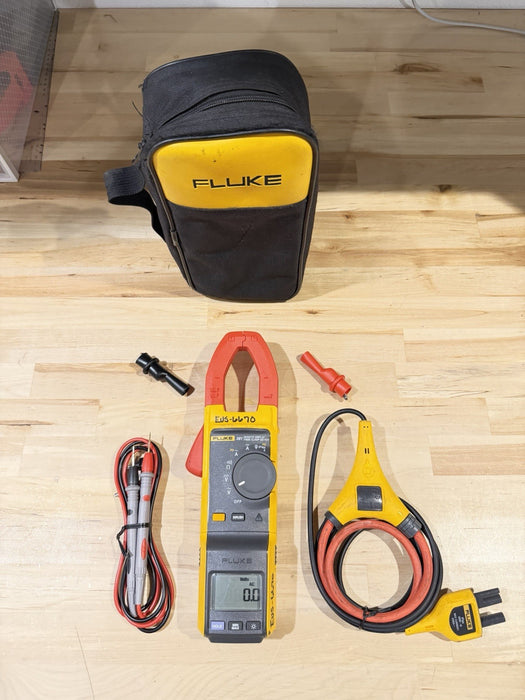 FLUKE 381 REMOTE DISPLAY TRUE RMS AC/DC CLAMP METER W / iFLEX (FREE SHIPPING)