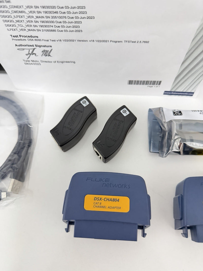 FLUKE NETWORKS DSX2-8000 ANALYZER/GLD 1 YEAR SUPPORT