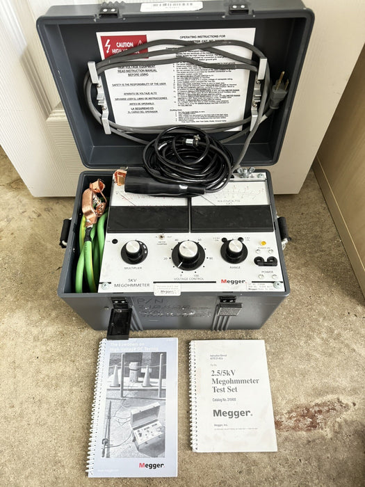 MEGGER 210400 5KV BIDDLE MEGOHMMETER /SHIPS FAST-FREE SHIPPING