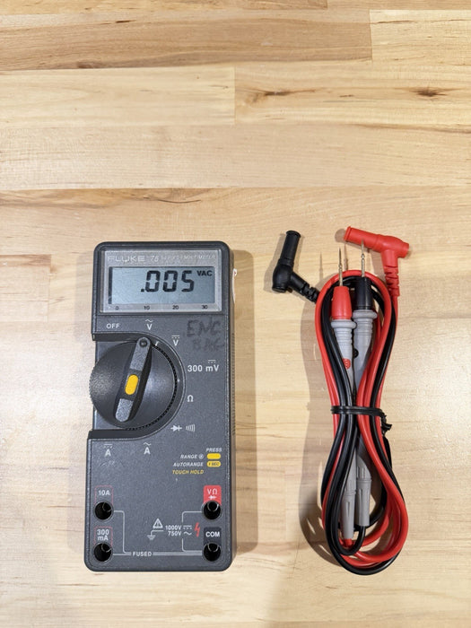FLUKE 75 SERIES II MULTIMETER W/ LEADS (TESTED) SHIPS FAST