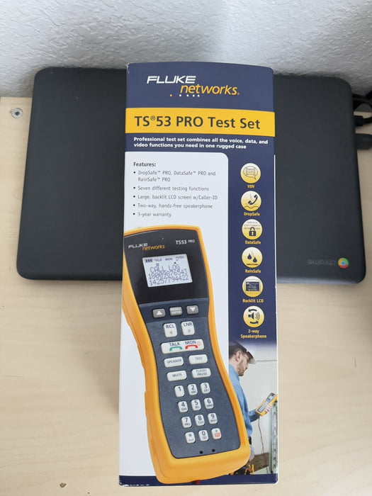 FLUKE NETWORKS TS 53 PRO TEST SET NEW