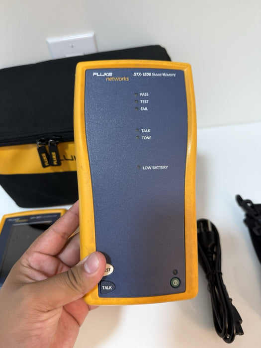 FLUKE NETWORKS DTX-1800 DTX CABLE ANALYZER & DTX-REMOTE TESTED