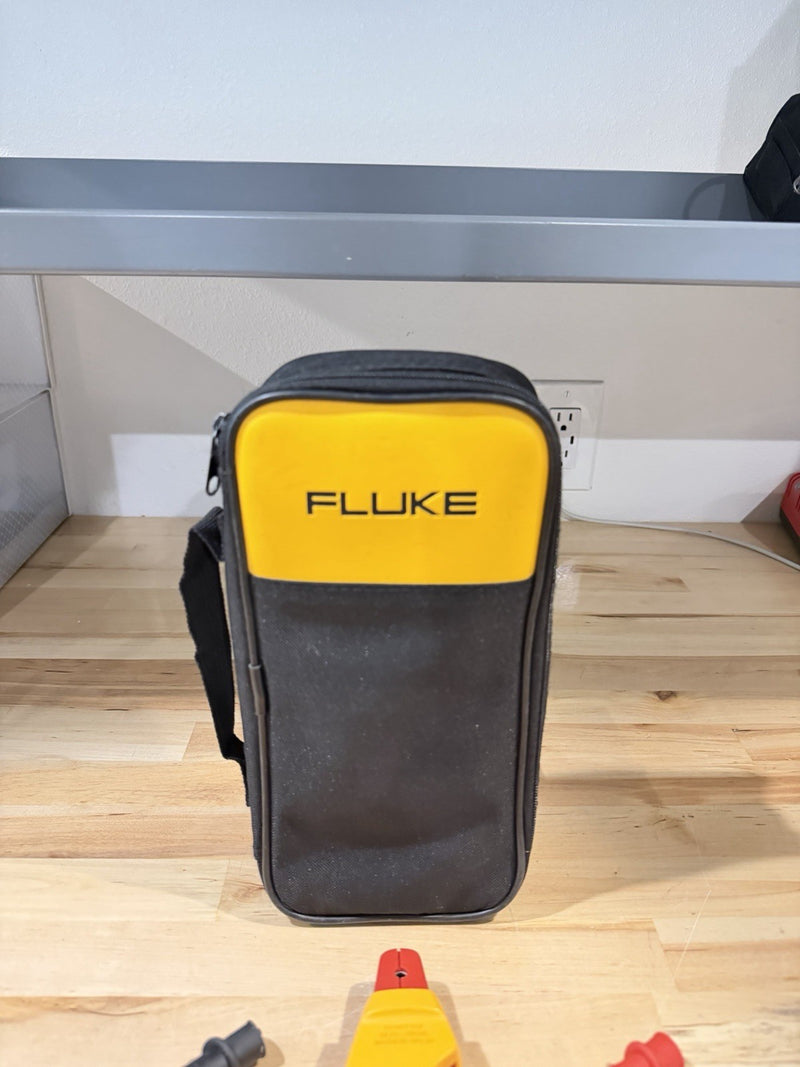 FLUKE 772 MILLIAMP PROCESS CLAMP WITH LEADS & CLIPS TESTED