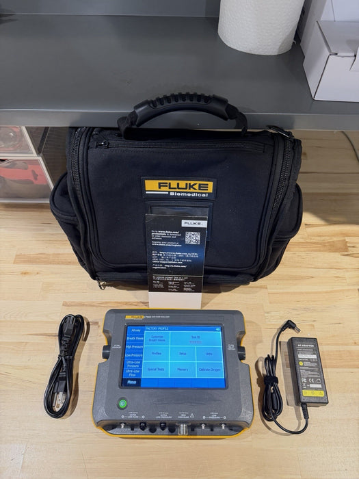 FLUKE VT900 GAS FLOW ANALYZER W/CASE & CHARGER-FREE SHIPPING (TESTED)