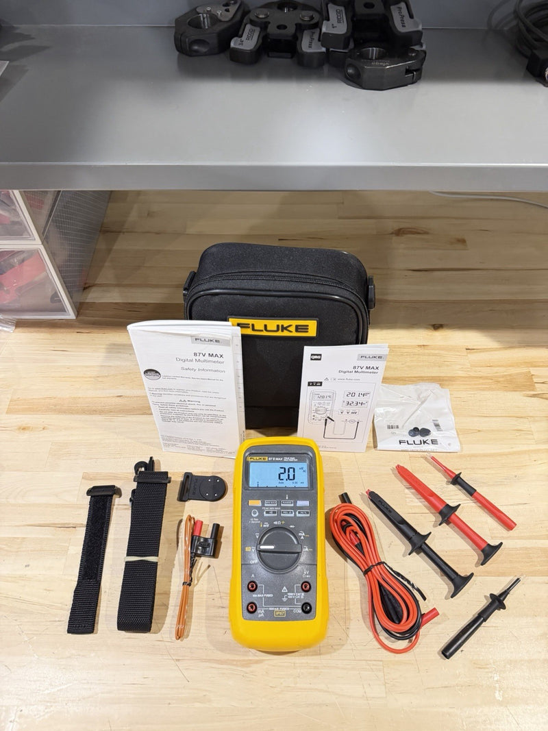 FLUKE 87V MAX TRUE RMS MULTIMETER KIT (FREE SHIPPING) NEW