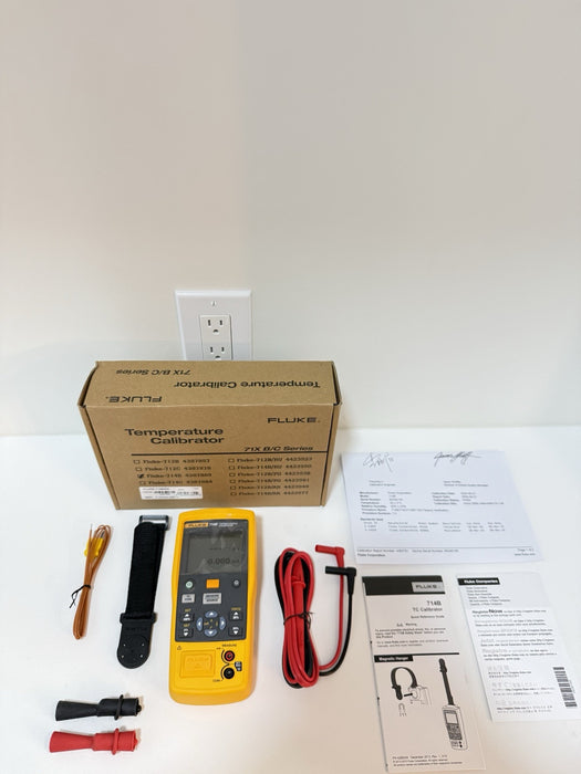 FLUKE 714B THERMOCOUPLE CALIBRATOR MFD 2024 CALIBRATED 2024