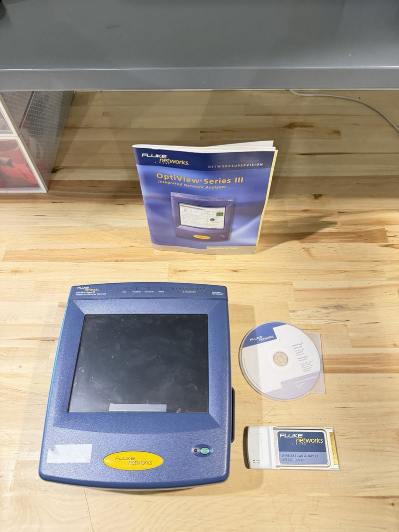 FLUKE NETWORKS OPTIVIEW SERIES III INTEGRATED NETWORKS ANALYZER