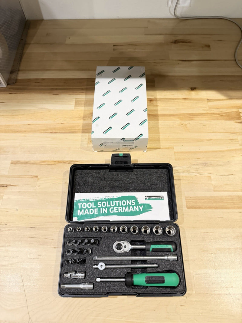 STAHLWILLE SOCKET SET 1/4" SET WITH 29 PIECE KIT 40D/23/6 T KN