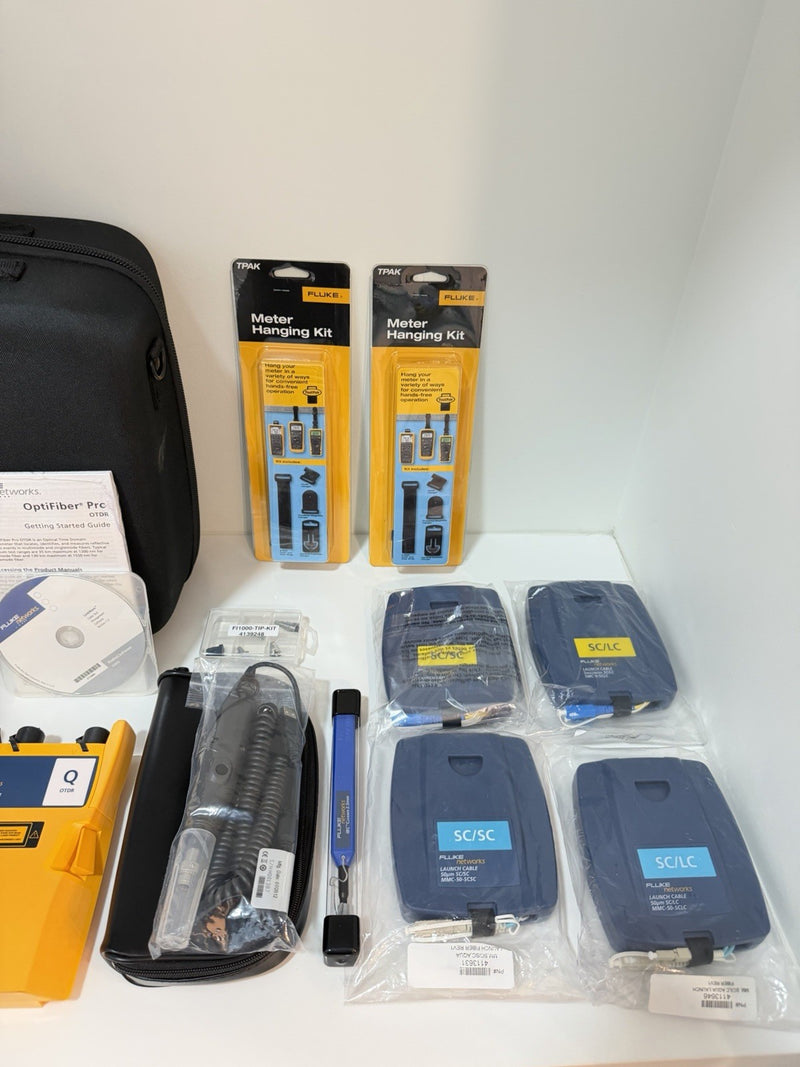 FLUKE NETWORKS OFP2-100-QI OPTIFIBER PRO QUAD OTDR V2 KIT (NEW SEALED) TESTED
