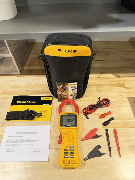 FLUKE 355 AC/DC CLAMP METER 2000A TESTED NEW CALIBRATED 2024