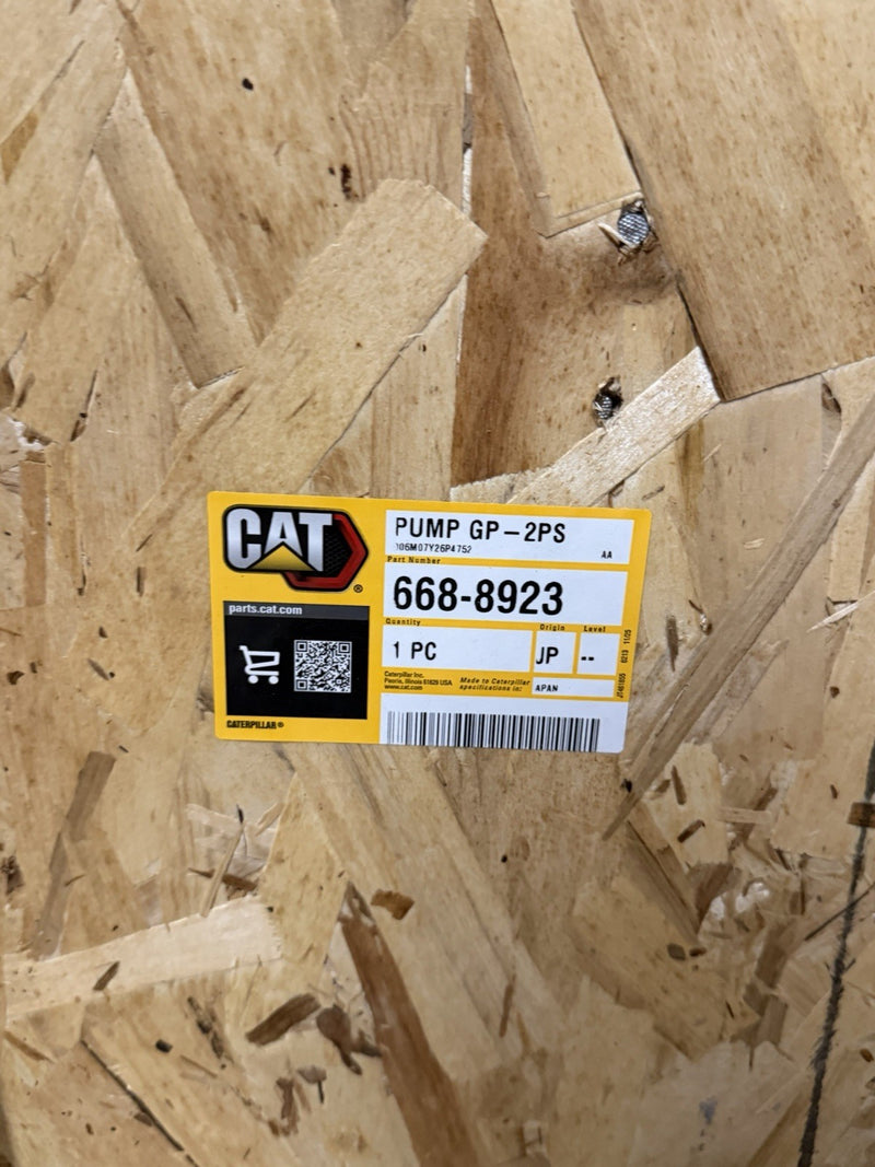 CAT 668-8923 HYDRAULIC TANDEM PISTON PUMP  (NEW SEALED) - GENUINE OEM
