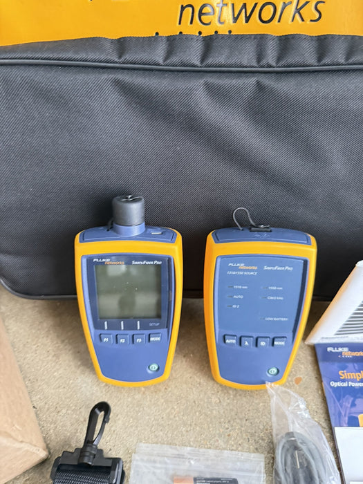 FLUKE NETWORKS FTK2000 SIMPLIFIBER SINGLE MODE 1310/1550NM FIBER VERIFICATION