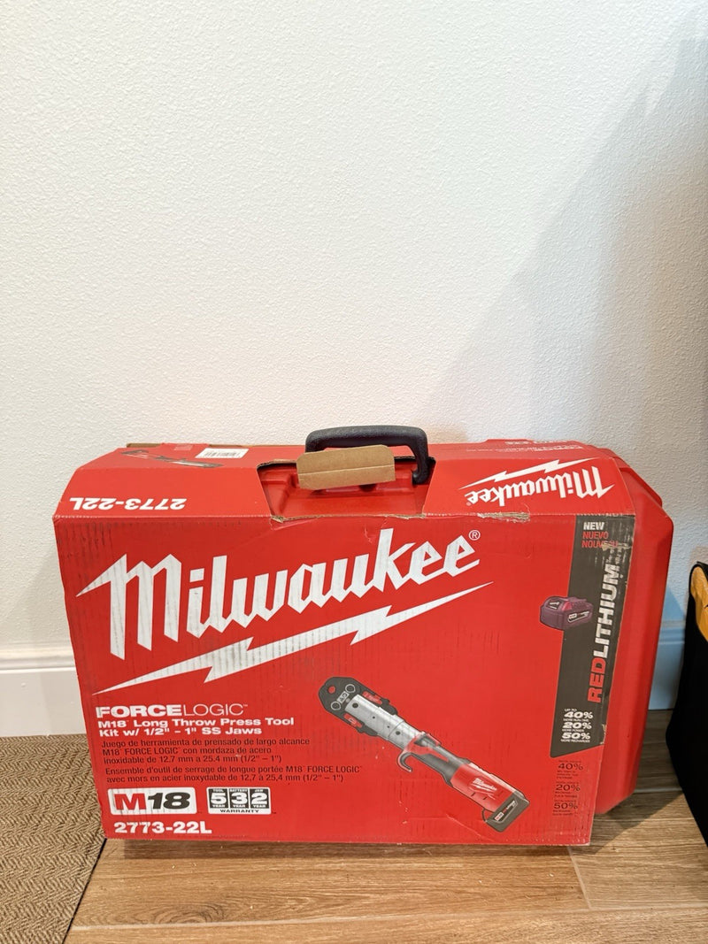 MILWAUKEE 2773-22L M18 1/2”- 1” JAWS LONG THROW PRESS TOOL KIT SEAL