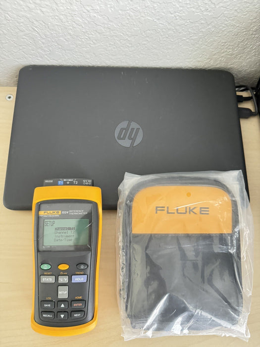 FLUKE HART SCIENTIFIC 1524 DUAL CHANNEL REFERENCE THERMOMETER