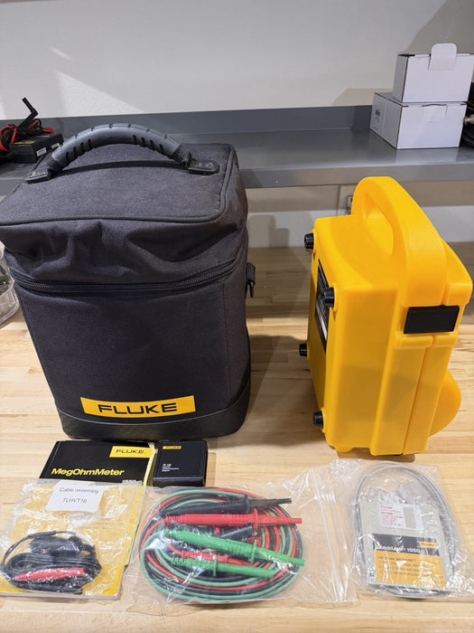 FLUKE 1550 MEGOHMMETER HIGH VOLTAGE INSULATION TESTER (NEW) SHIPS FAST
