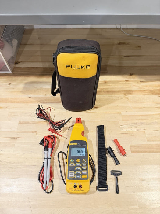 FLUKE 772 MILLIAMP PROCESS CLAMP W/ LEADS & CLIPS TESTED