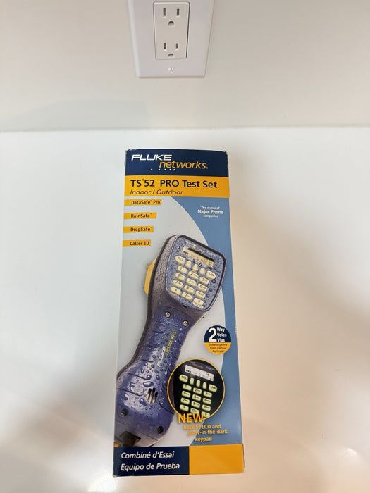 FLUKE NETWORKS TS52 PRO TEST SET NEW SEALED