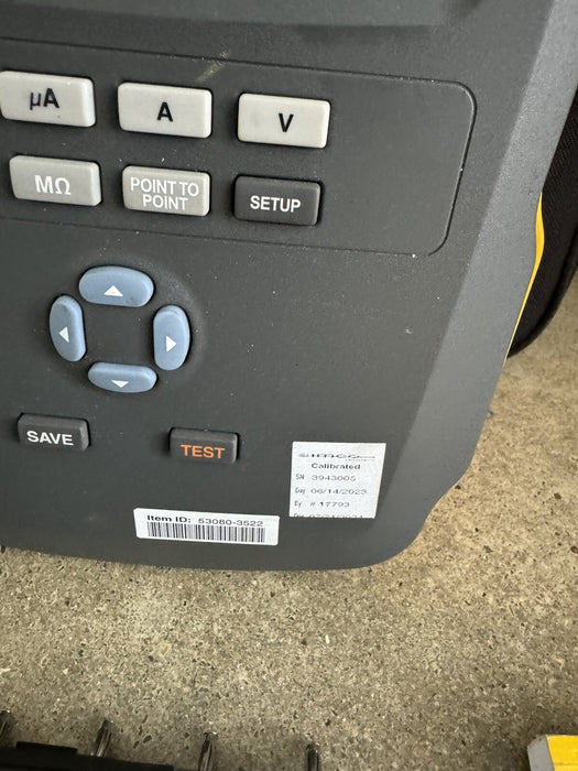 Fluke Biomedical ESA612 230V AC Electrical Safety Analyzer / CALIBRATED 2024