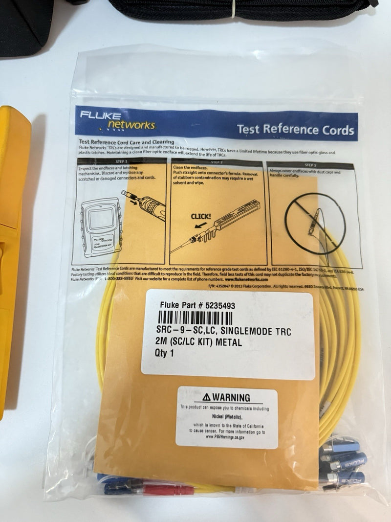FLUKE NETWORKS CFP-Q CFP-QUAD CERTIFIBER PRO SM MM FIBER OLTS CALIBRATED 2025