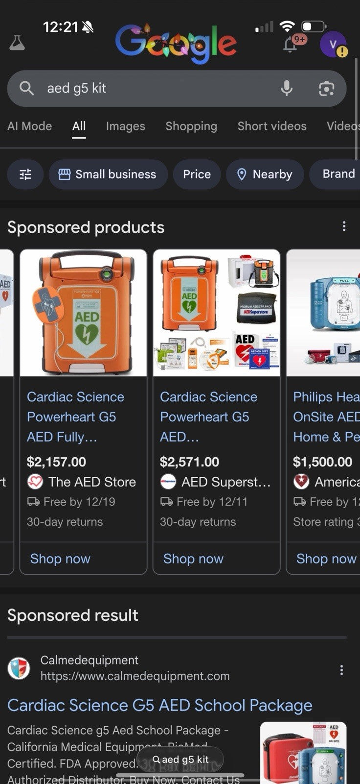 CARDIAC SCIENCE POWERHEART G5 AED KIT