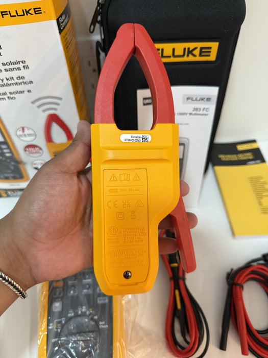 FLUKE 283 FC/PV SOLAR DIGITAL MULTIMETER & WIRELESS CURRENT CLAMP NEW MFD-2025