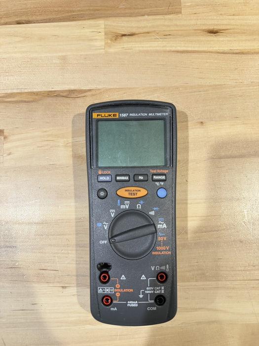 FLUKE 1587 INSULATION MULTIMETER FOR PARTS