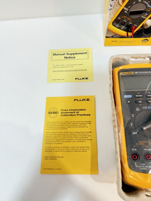 FLUKE 787 PROCESSMETER (NEW FACTORY SEALED) SHIPS FAST - FREE SHIPPING (RARE)