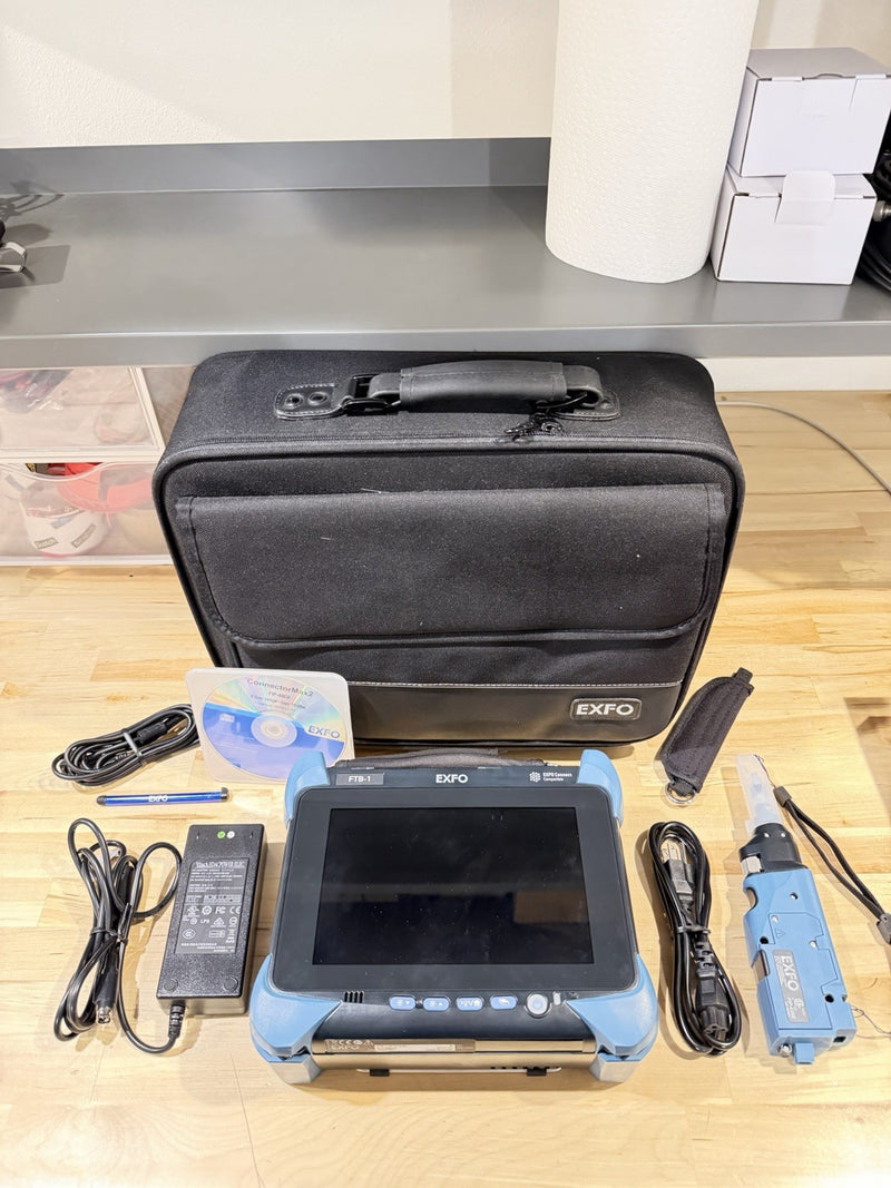 EXFO FTB-1 720C-Q1-EA-EI OTDR & FTB-945-ICERT-Q1-EA-EI OLTS WITH FIP-435B TESTED