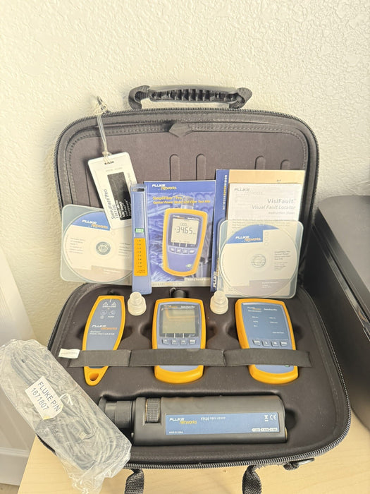 FLUKE FTK1300 SIMPLIFIBER PRO KIT W/ ACCESSORIES & BAG - SHIPS FAST