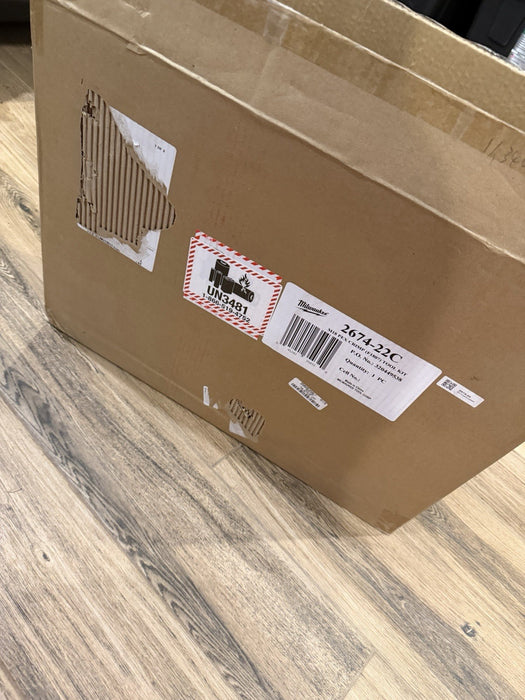MILWAUKEE 2674-22C M18 SHORT THROW PRESS TOOL KIT W/ PEX CRIMP JAWS (NEW SEALED)