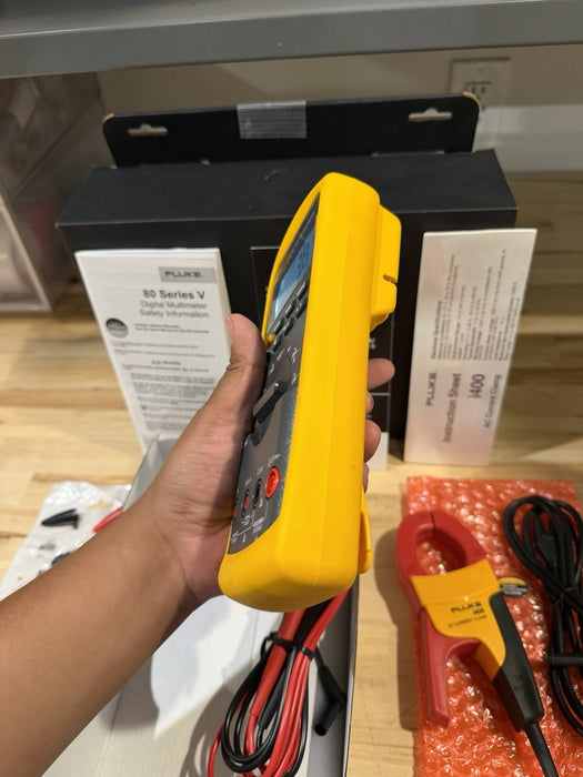 FLUKE 87V/IMSK INDUSTRIAL MULTIMETER SERVICE KIT WITH I400 AC CURRENT CLAMP