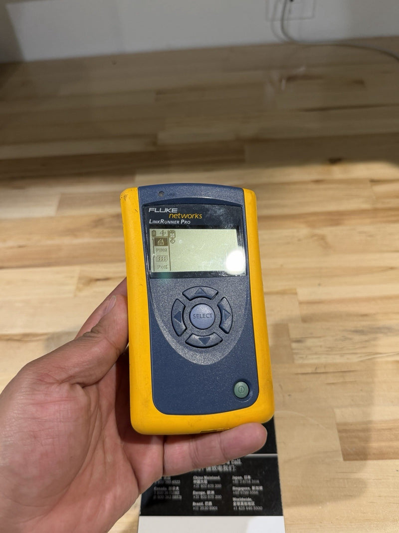 FLUKE NETWORKS LINKRUNNER PRO TESTER TESTED