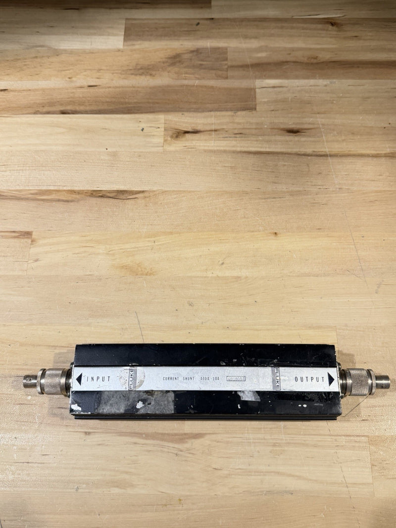FLUKE A40A-10A 10 AMP AC/DC PRECISION CURRENT SENSING SHUNT TESTED