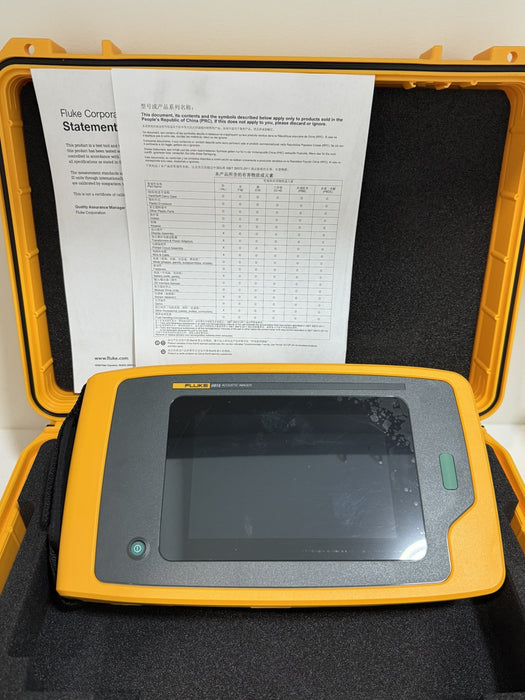 FLUKE ii915 ACOUSTIC IMAGER 2-100KHZ W/ LEAKQ PDQ MECQ & WIFI (NEW SEALED)