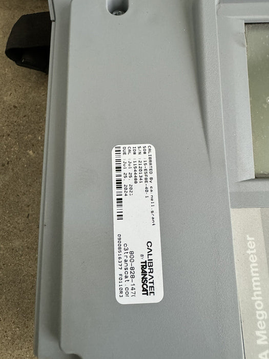 GREENLEE 5990A 5KV PORTABLE DIGITAL MEGOHMMETER CALIBRATED 2024