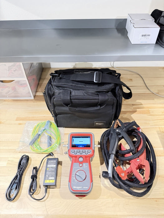 MEGGER MOM3 HANDHELD MICRO-OHMMETER 300A KIT CALIBRATED 2025 TESTED
