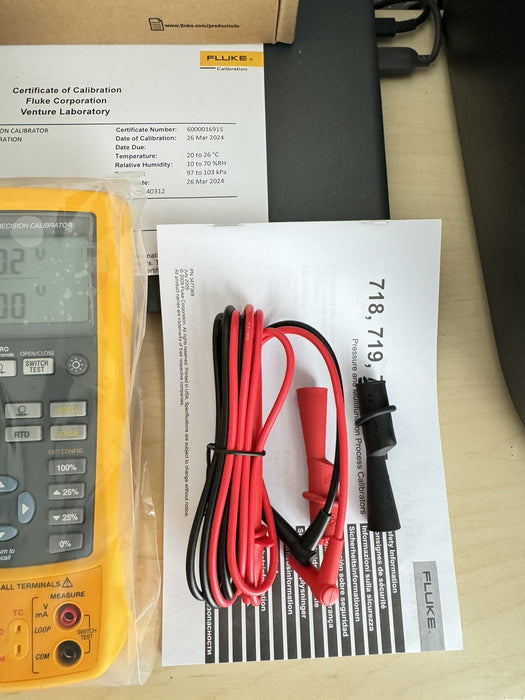 FLUKE 726 PRECISION MULTIFUNCTION CALIBRATOR MFG-2024 CALIBRATED 2024 NEW