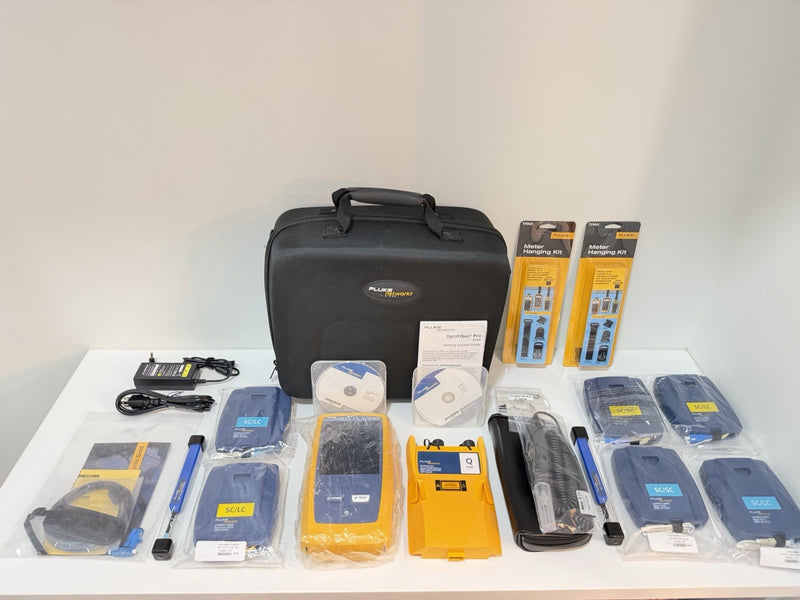 FLUKE NETWORKS OFP2-100-QI OPTIFIBER PRO QUAD OTDR V2 KIT (NEW SEALED) TESTED