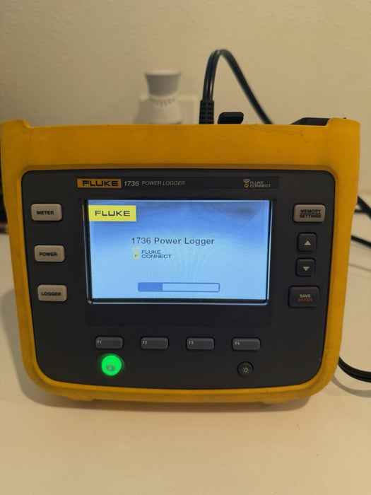 FLUKE 1736 POWER LOGGER WITH ACCESSORIES TESTED