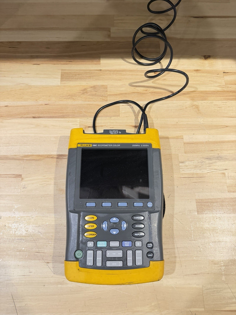 FLUKE 199C SCOPEMETER COLOR (FOR PARTS) PARTS ONLY