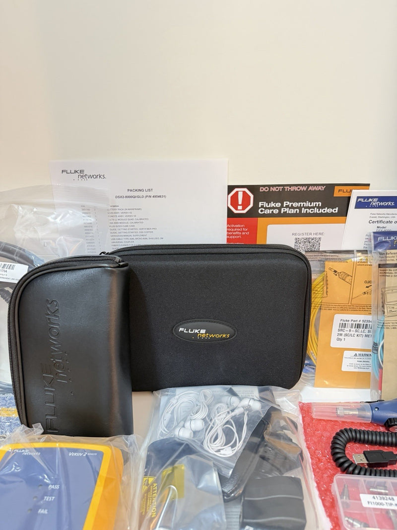 FLUKE NETWORKS DSX2-8000QI/GLD 2 GHZGLD 1 YEAR SUPPORT MFD 2025