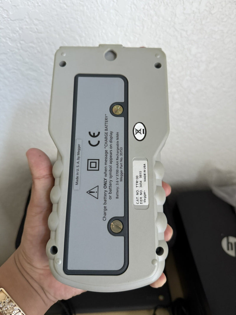 MEGGEE TTR100 SINGLE & THREE PHASE TRANSFORMER TURN-RATIO TEST