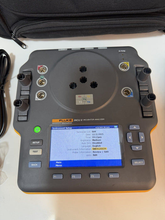 FLUKE INCU II INCUBATOR ANALYZER (CALIBRATED 2025) TESTED - FREE SHIPPING
