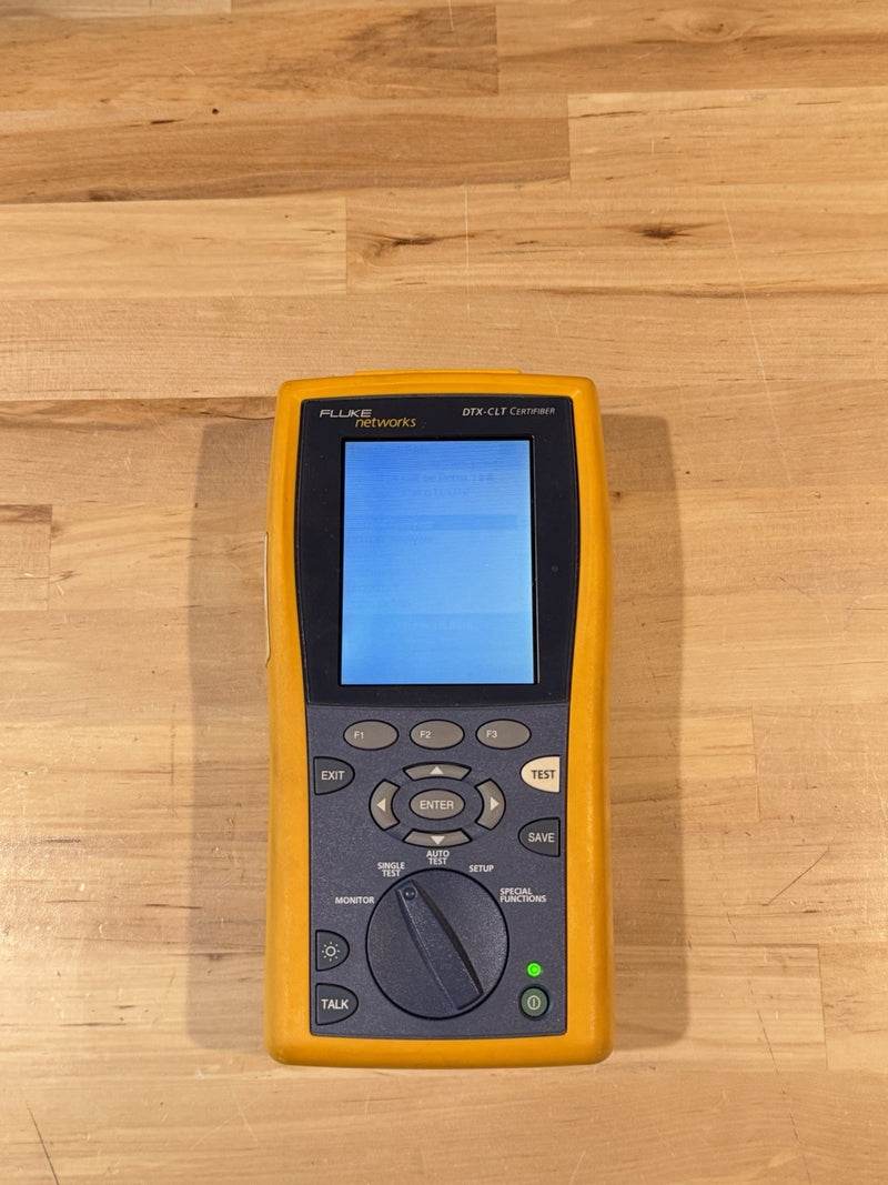 FLUKE NETWORKS DTX-CLT MAINFRAME & W/ CHARGER (TESTED)
