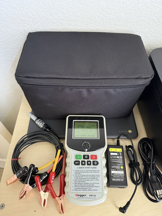MEGGER TTR-25 SINGLE & THREE PHASE TRANSFORMER TURN-RATIO TEST